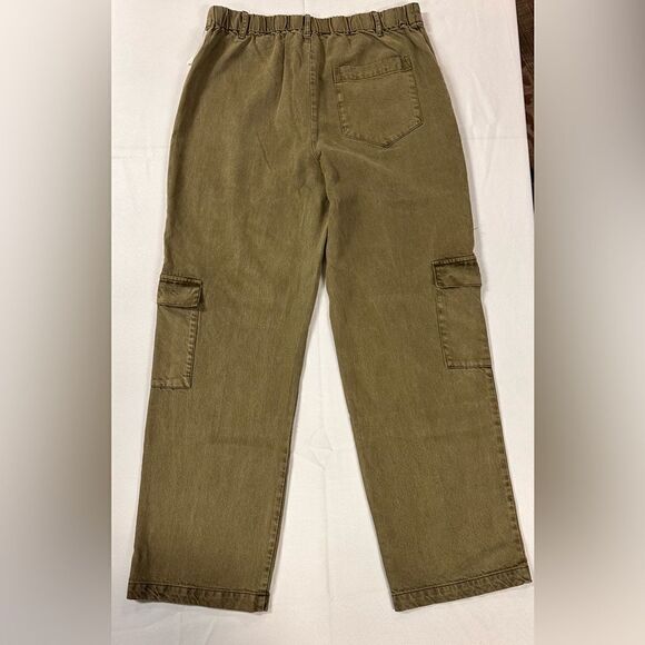 Young Fabulous & Broke Cargo Pants Green Size Large - Picture 2 of 4